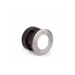Image of LED Round Recessed Outdoor Ground Light Matt Nickel IP67