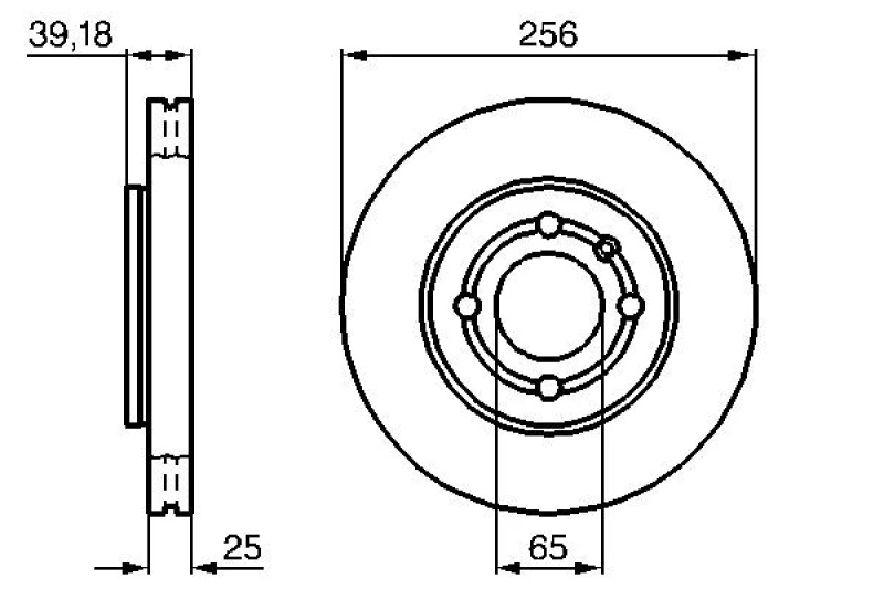 Image of Brake disc Bosch 0 986 479 054