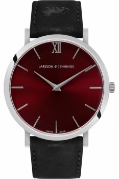 image of Ladies Larsson & Jennings Lugano Solaris 40mm Watch LGN40-LBLK-CS-Q-P-SR-L