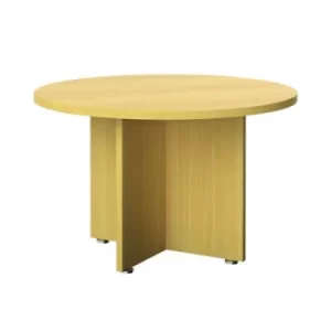 Image of Avior Executive Circular Meeting Table 1200mm Nova Oak KF821878