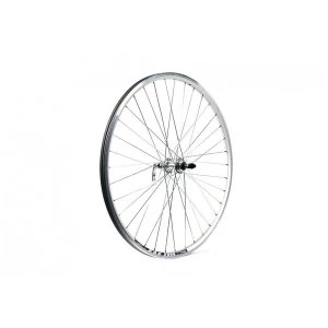 Image of Wilkinson 700c Hybrid Silver Double Wall Q/R Rear Wheel