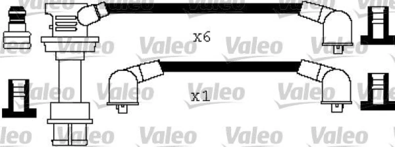 Image of Ignition lead set VALEO 346425