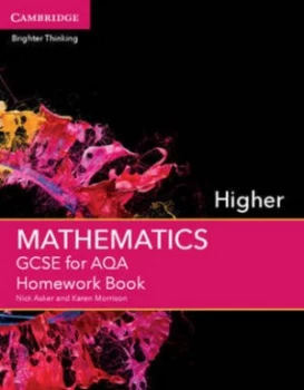 Image of GCSE mathematics for AQA Higher Homework book by Nick Asker