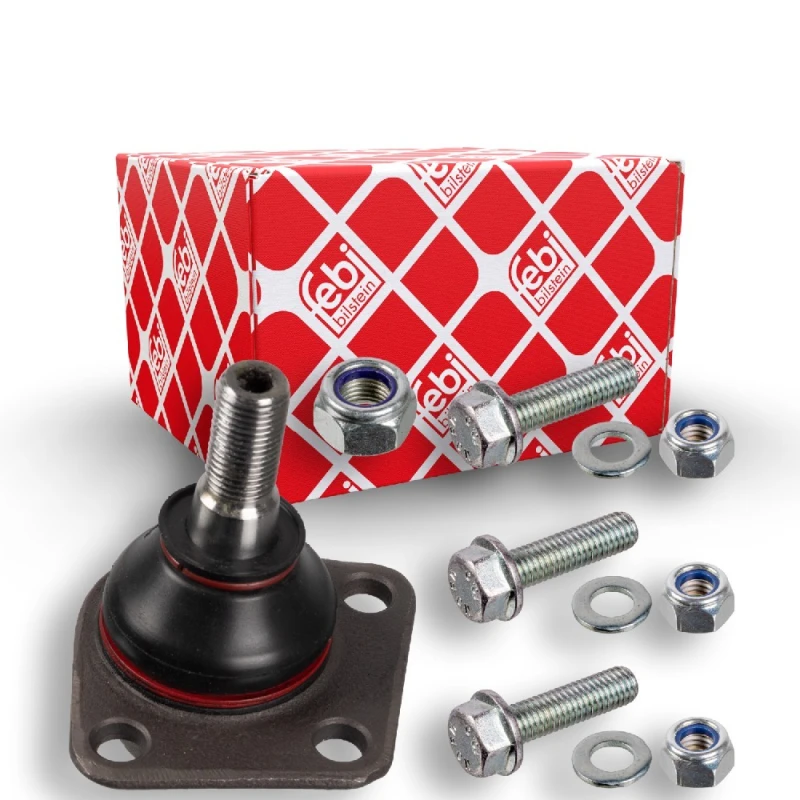 Image of FEBI BILSTEIN 107853 Ball joint Front Axle Right, with fastening/mounting material Support-/Steering Link (2462)