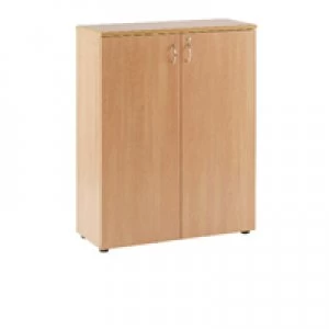 Image of Jemini 1 Shelf Beech 1000mm Cupboard KF838425
