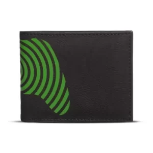Image of Microsoft Xbox Controller Green Spiral Print Bi-Fold Wallet