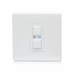 image of Megaman LightwaveRF 250W 1 Gang Dimmer (White) - JSJSLW400WH