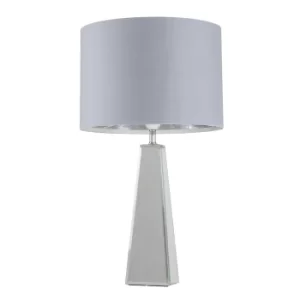 Image of Carson XL Table Lamp with Grey Shade