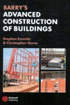 Image of Barrys Advanced Construction of Buildings by Stephen Emmitt Paperback