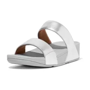 image of Fit Flop Womens Lulu Metallic Slip On Leather Sliders UK Size 6 (EU 39)