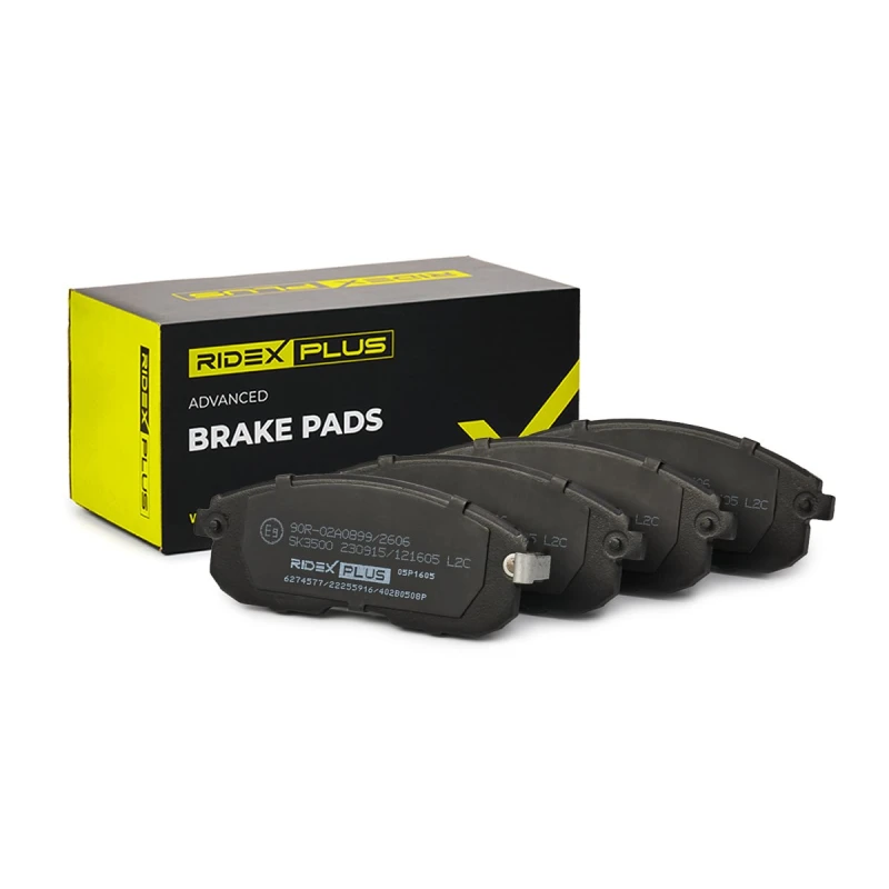 Image of RIDEX PLUS Brake pad set RIDEX PLUS 402B0508P