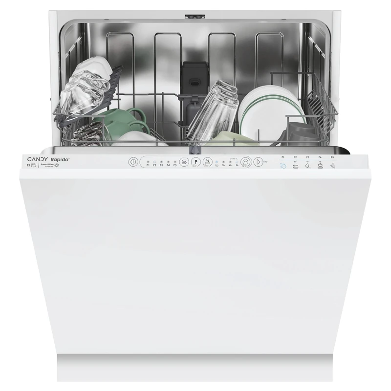 Image of Candy RapidO CI3E53E0W Full Size Fully Integrated Dishwasher