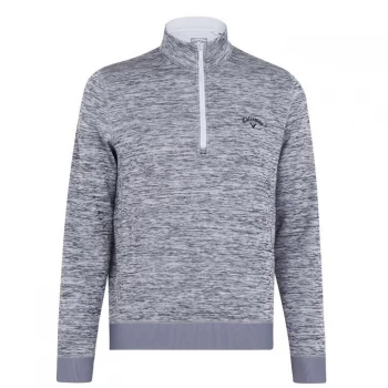 Image of Callaway Dual Action Quarter Zip Jumper Mens - M Grey H
