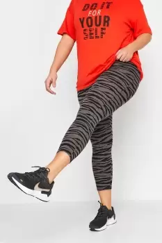 Image of Zebra Print Leggings