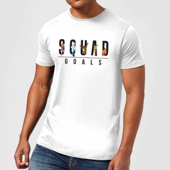 image of Scooby Doo Squad Goals Mens T-Shirt - White - XS