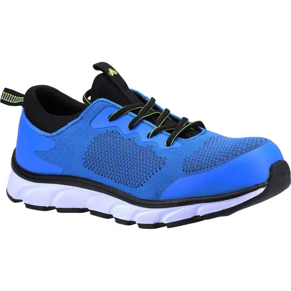 Image of Amblers Safety Mens 718 Lightweight Lace Up Safety Trainers UK Size 7 (EU 41) Blue AMB344-Blue-7