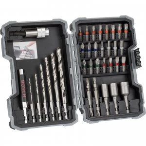 image of Bosch 35 Piece Drill and Screwdriver Bit Set for Wood