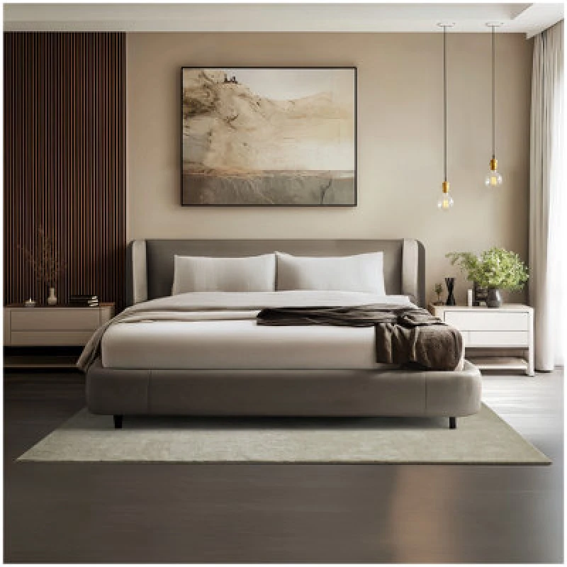 Image of Tectake Rug Zonelle - Short Pile And Ultra-Soft, Rectangular Or Round 140 X 200 Cm - Sand