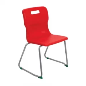 image of TC Office Titan Skid Base Chair Size 5, Red