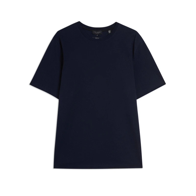 Image of Ted Baker Tywinn Plain T-Shirt - Blue Blue M