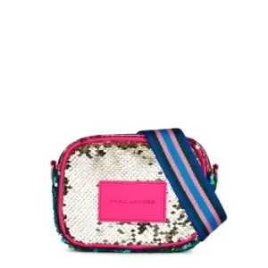 Image of Marc Jacobs Childrens Sequin Shoulder Bag - Silver