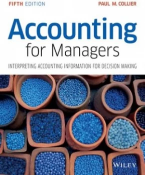 Image of Accounting for Managers by Paul M. Collier Book