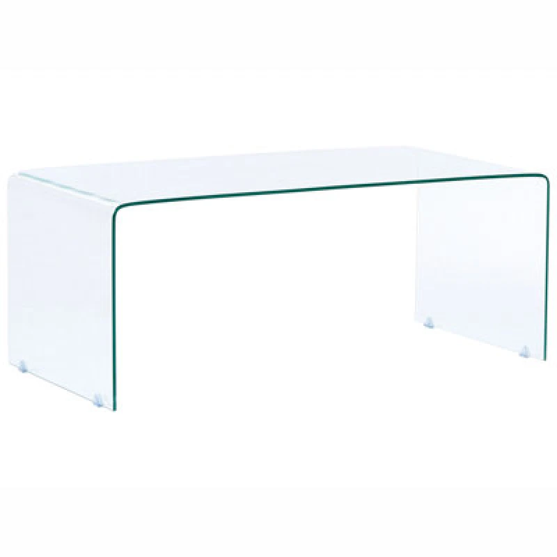 Image of Beliani Coffee Table Kendall Tempered Glass Transparent