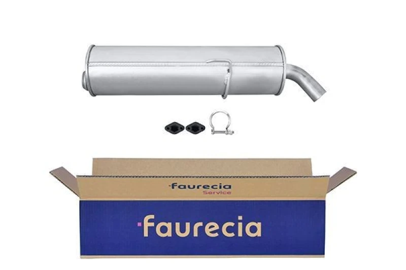 Image of Rear silencer HELLA 8LD 366 031-731
