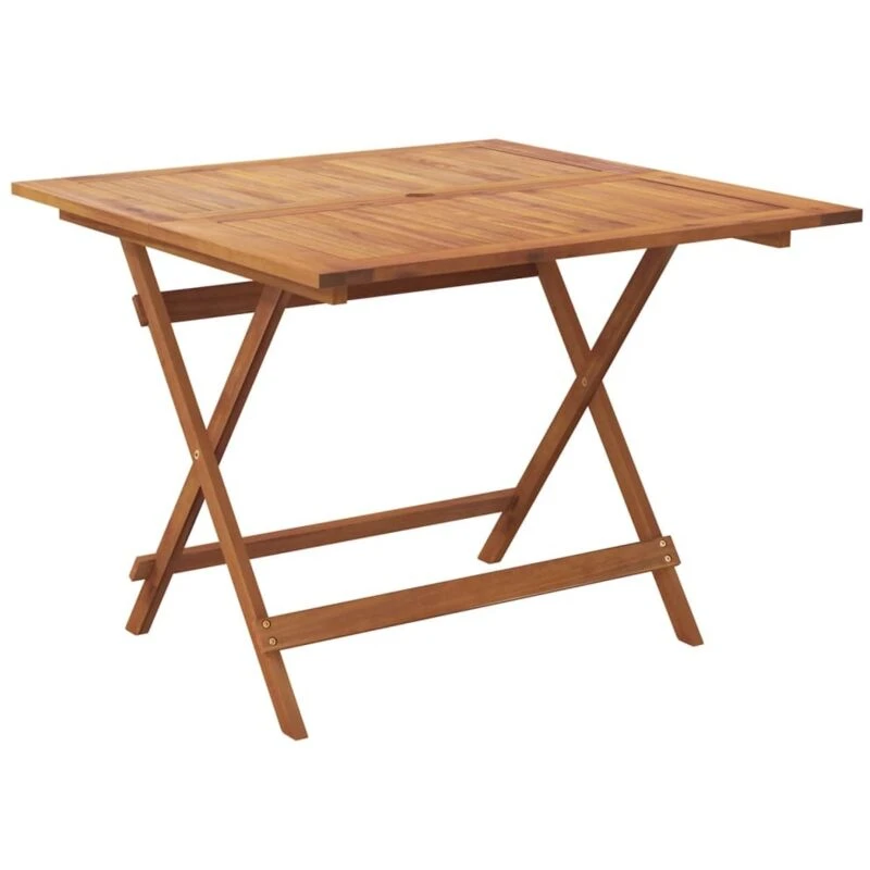 Image of VIDAXL Folding Garden Table 90x90x75cm Solid Wood Acacia vidaXL 8720845672270