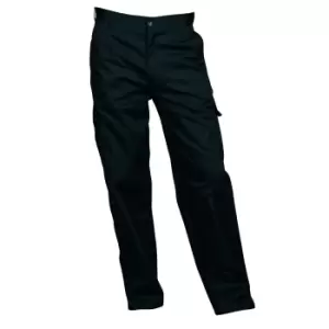 Image of Portwest Mens Combat Workwear Trousers (32/R) (Black)