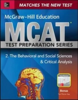 Image of Mcgraw-Hill Education Mcat Behavioral and Social Sciences and Critical Analysis 2015 by George J Hademenos Paperback