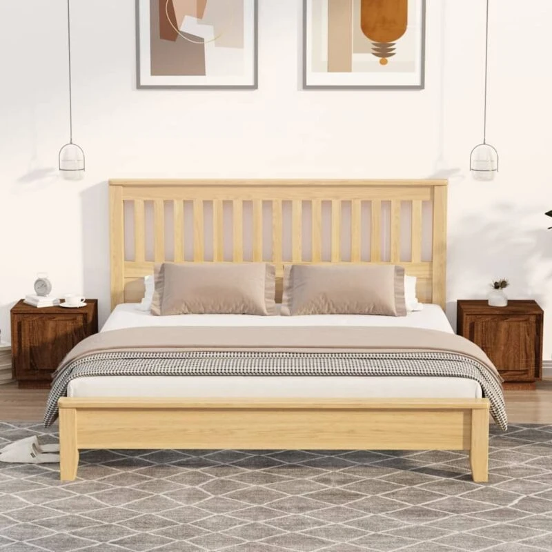 Image of VIDAXL Bedside Cabinets 2 pcs Brown Oak 44x35x45cm Engineered Wood vidaXL 8720845794330
