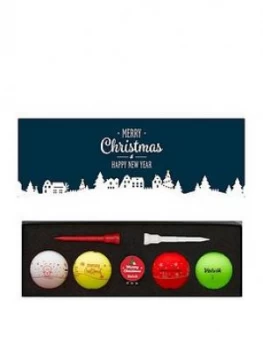 image of Volvik 4 Pack Volvik Christmas Golf Balls With Marker & Tees