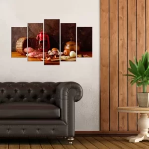 Image of 5PMX-079 Multicolor Decorative MDF Painting (5 Pieces)