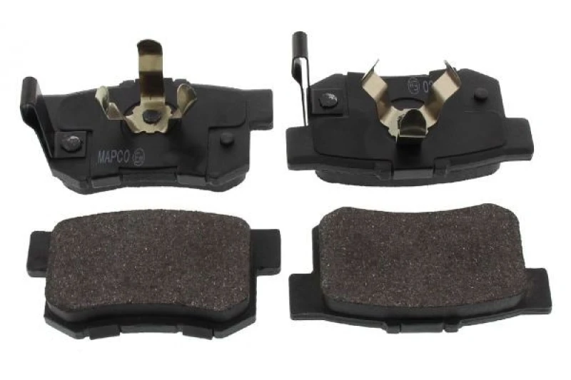 Image of MAPCO 6937 Brake pad set Rear Axle, with accessories, with anti-squeak plate Brake Pad Set,disc brake (402)