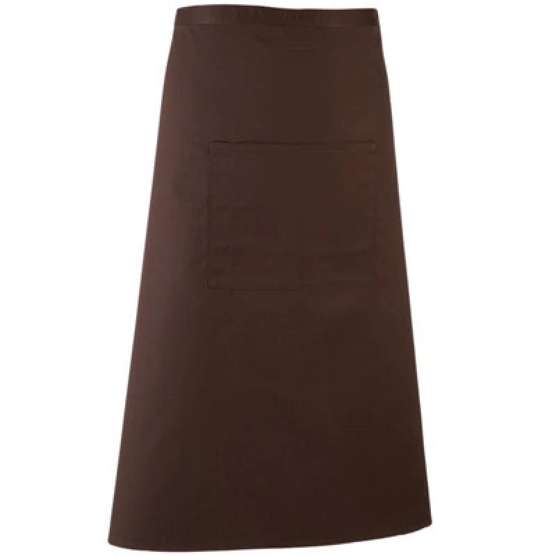Image of Premier Premier Colours Bar Apron in Brown Brown One Size Unisex 5063470679966