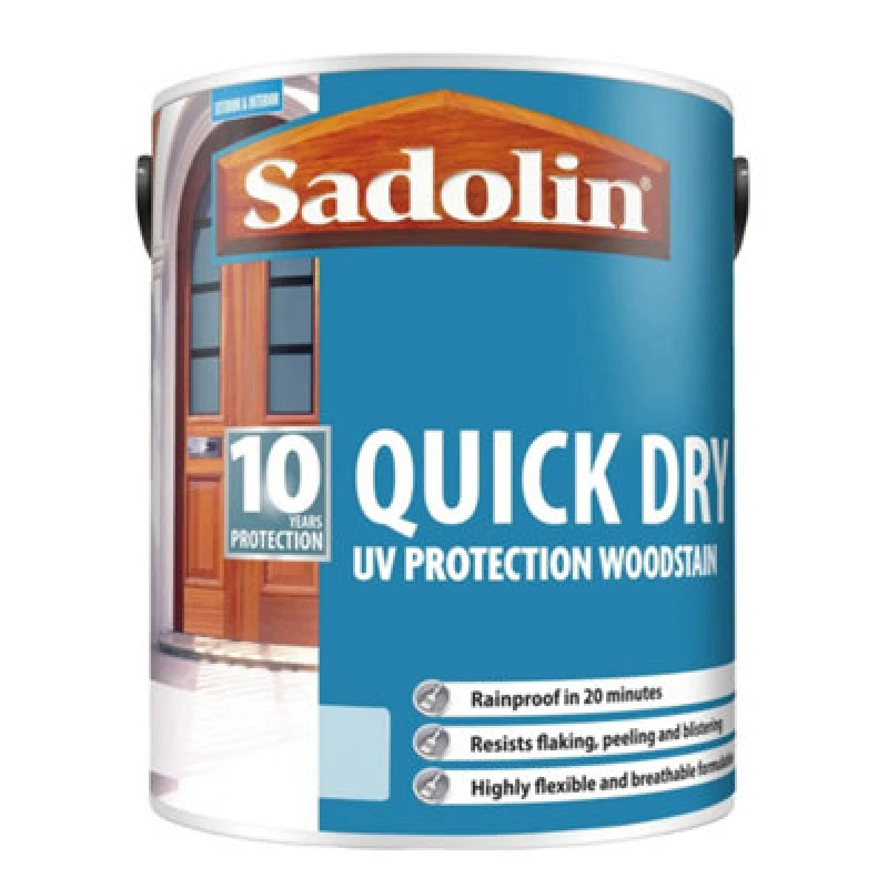 Image of Sadolin Quick Dry Uv Protection Woodstain Natural 2.5L
