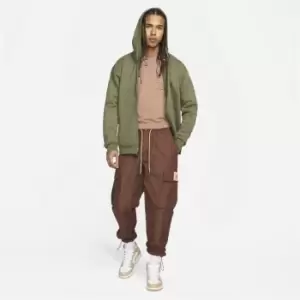 Image of Air Jordan Full-Zip Fleece Hoodie Mens - Green