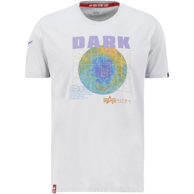 Image of Alpha Industries Dark Side T-Shirt - Grey Grey S