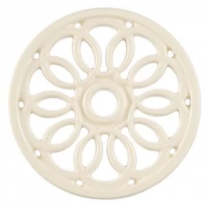 Image of Linea Cast Iron Trivet, Red - Cream