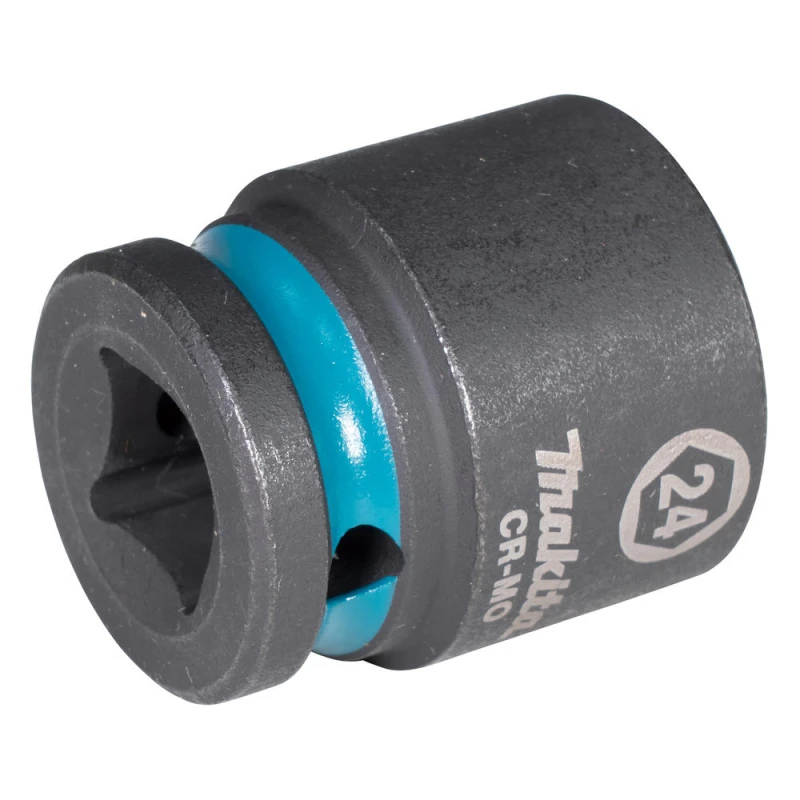 Image of Makita 1/2" Drive Impact Black Impact Socket 1/2" 24mm E-16209