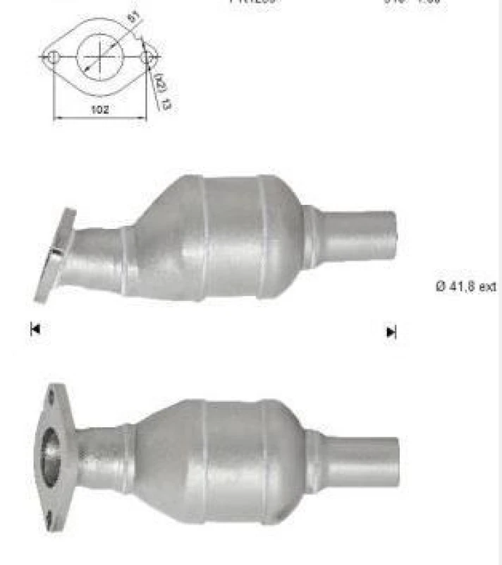 Image of Catalytic converter VEGAZ HUK-316