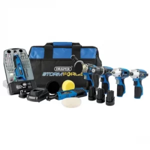 Image of Draper 93445 Storm Force 10.8V Power Interchange Kit (11 Piece)