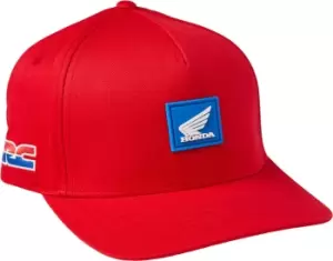 Image of FOX Honda Wing Flexfit Cap, red, Size L XL, red, Size L XL