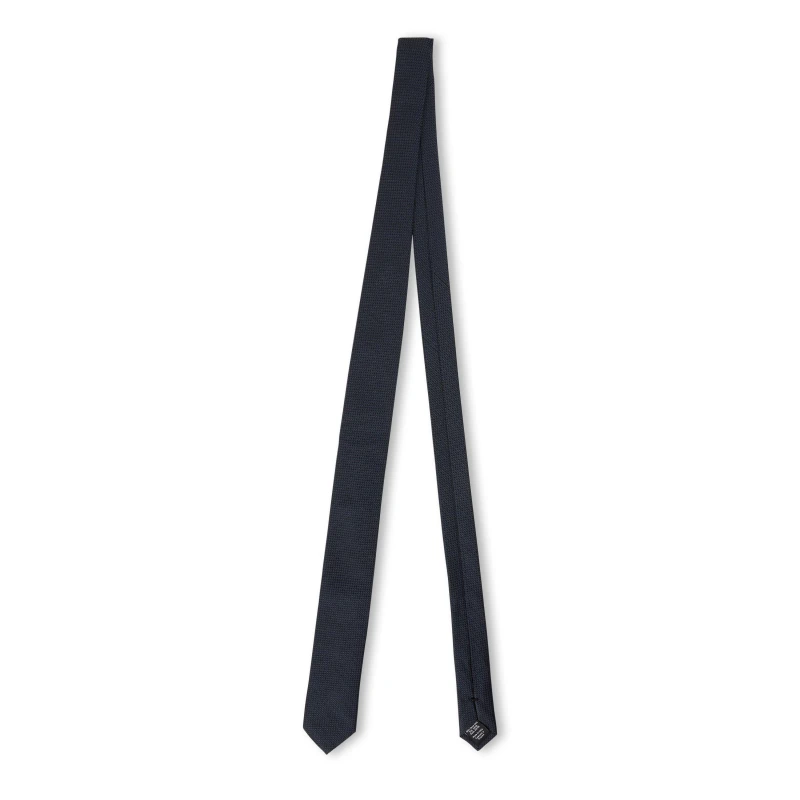 Image of Boss Mens H-TIE 6cm Tie Dark Blue male One Size