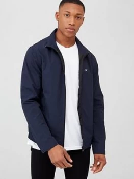 image of Calvin Klein Jeans Crinkle Nylon Blouson Jacket - Navy