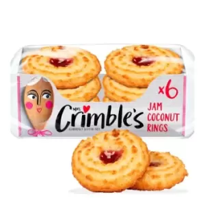 Image of Mrs Crimble's Gluten Free Jam Coconut Rings, 240g