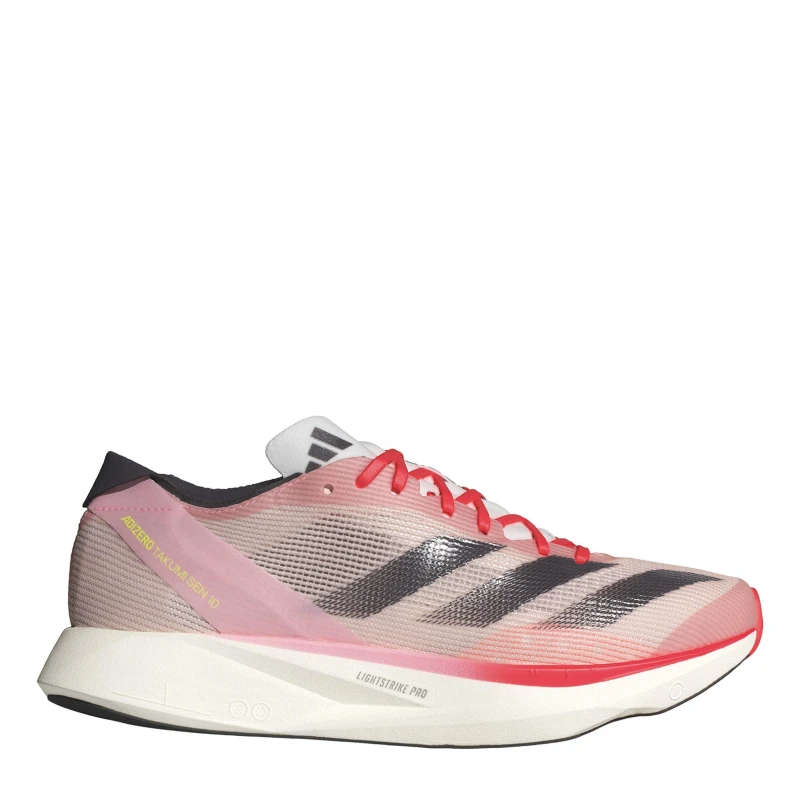 Image of adidas Adizero Takumi Sen 10 Womens Running Shoes - Red Red 4