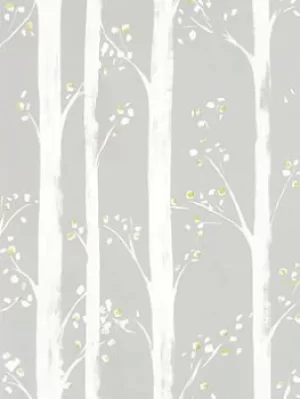Image of Arthouse Pretty Trees Ochre/Grey Wallpaper