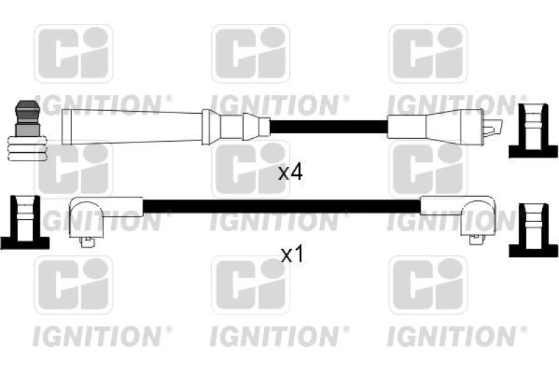 Image of QUINTON HAZELL Ignition lead set QUINTON HAZELL XC271